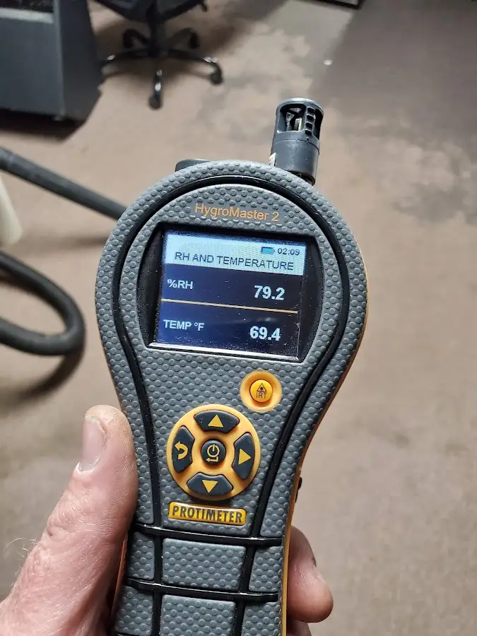 Moisture meter humidity assessment for Fire & Smoke Damage Restoration in La Junta